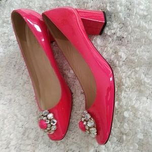 Kate spade pink patent leather heels.